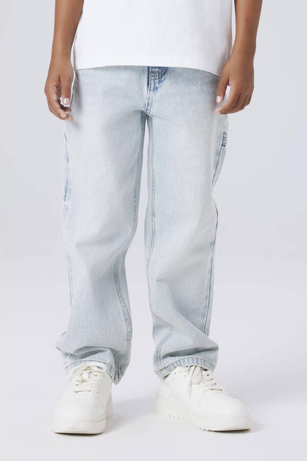 NAME IT KIDS straight leg jeans light blue denim