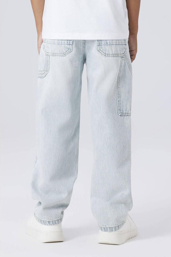 NAME IT KIDS straight leg jeans light blue denim - Foto 2