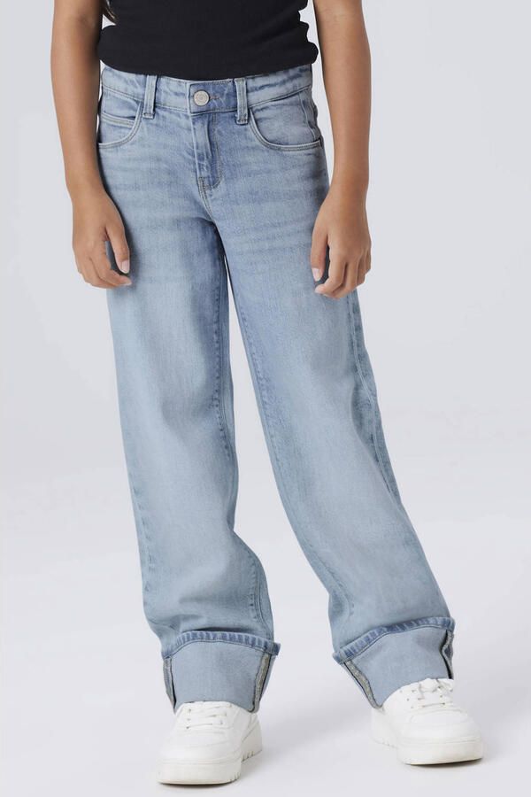 NAME IT KIDS straight leg jeans light blue denim - Foto 2
