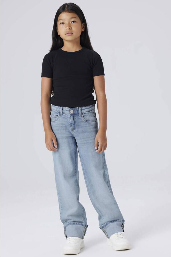 NAME IT KIDS straight leg jeans light blue denim - Foto 3