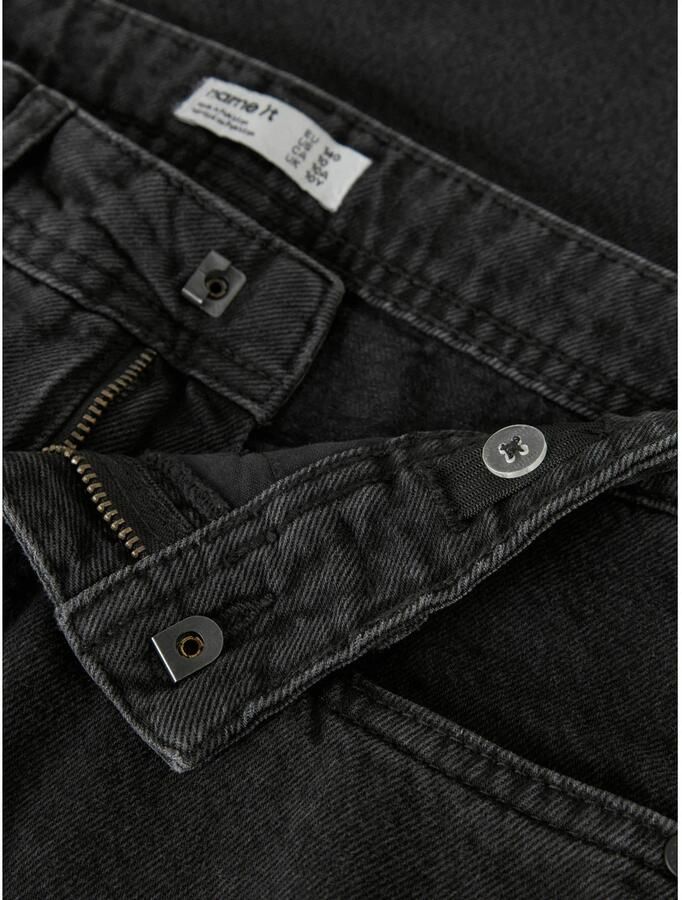 NAME IT KIDS straight leg jeans zwart - Foto 2