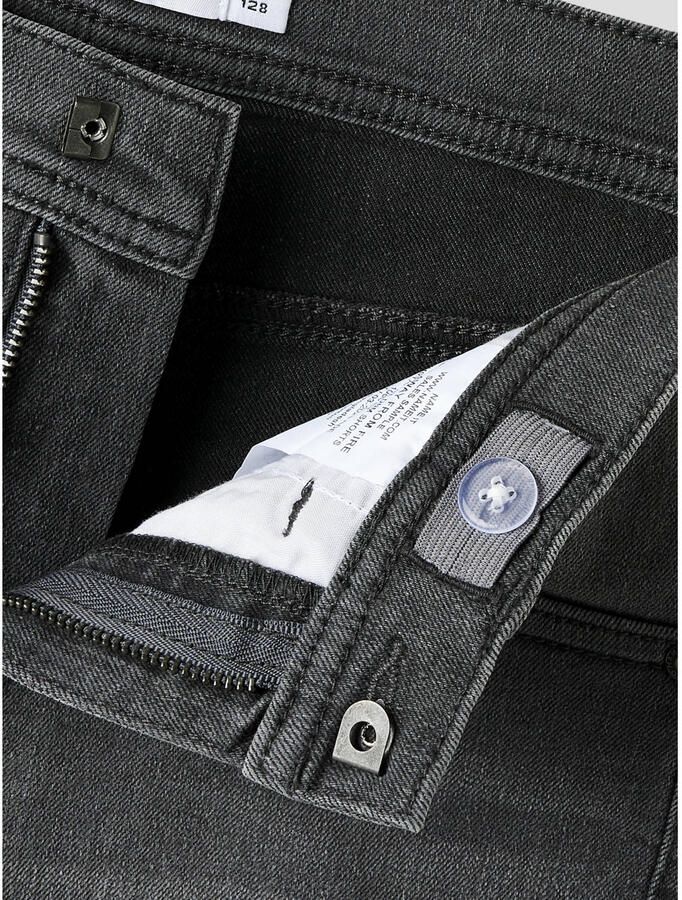 NAME IT KIDS straight regular waist short grey denim - Foto 2