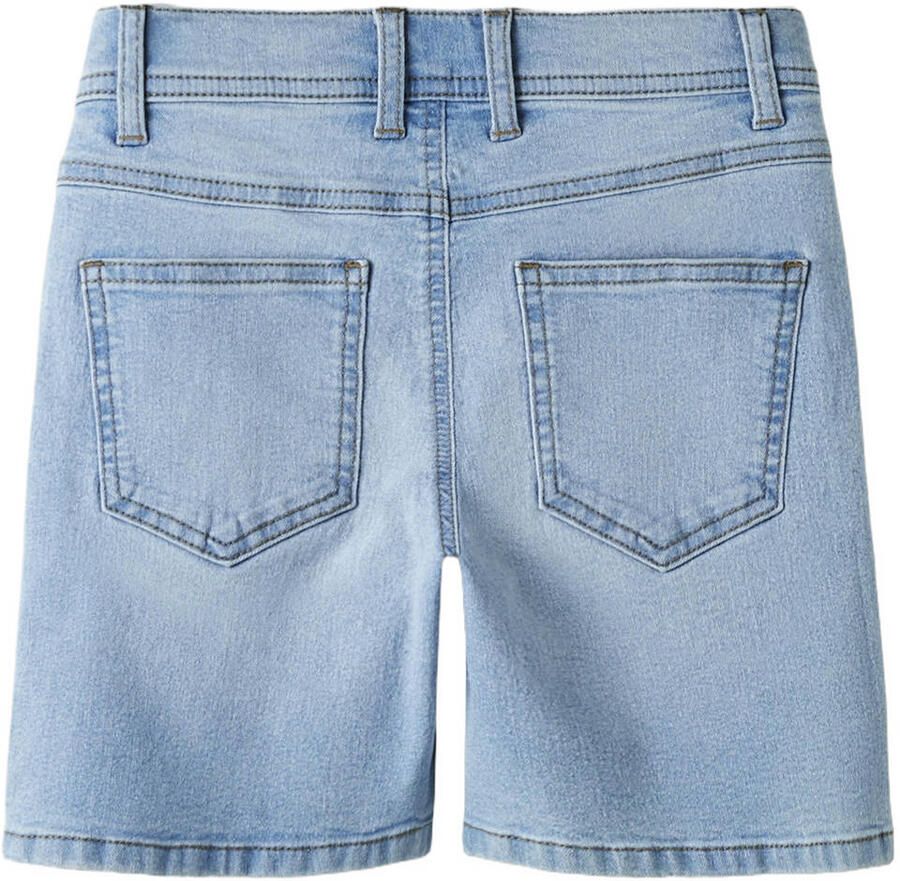 NAME IT KIDS straight regular waist short light blue denim - Foto 2