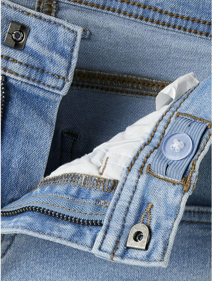 NAME IT KIDS straight regular waist short light blue denim - Foto 3