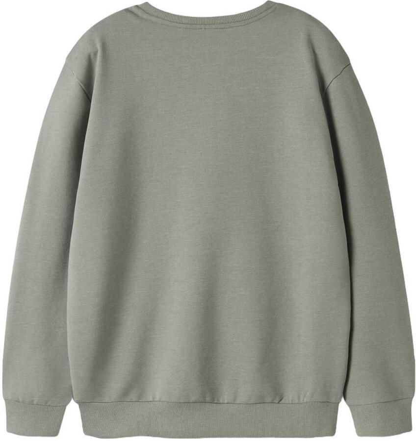 NAME IT KIDS sweater grijsgroen