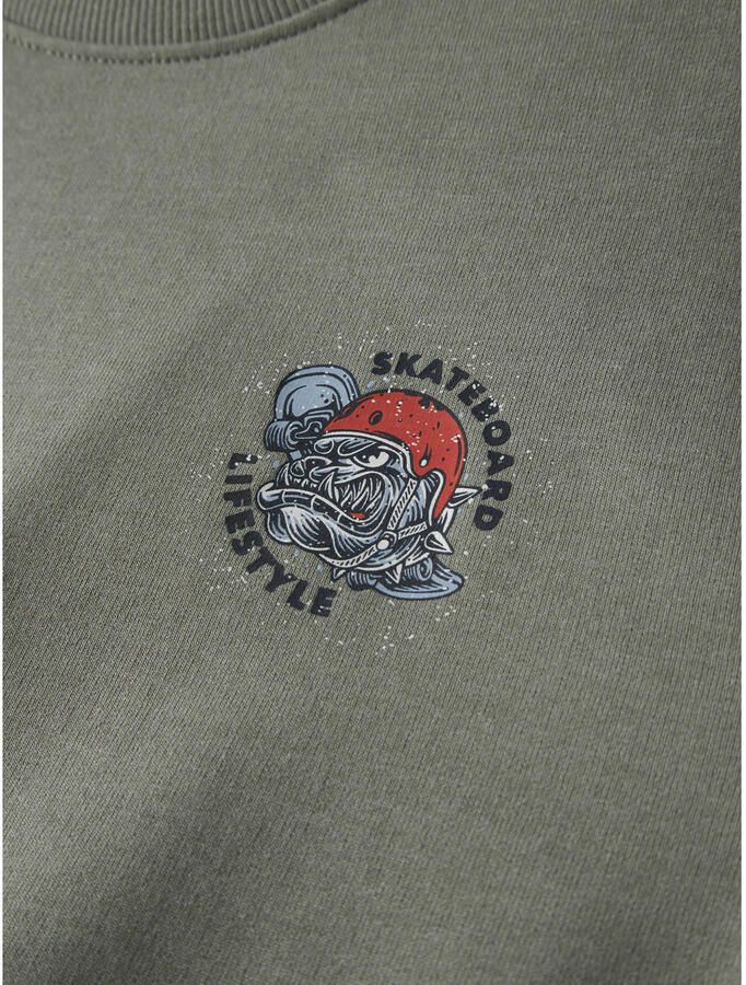 NAME IT KIDS sweater grijsgroen - Foto 2