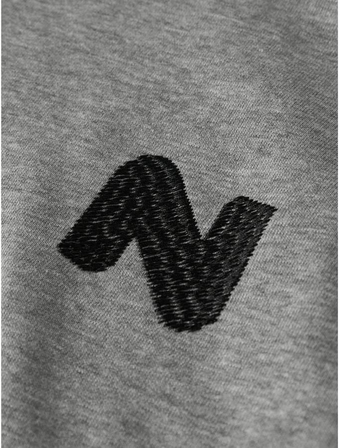 NAME IT KIDS sweater met borduursels grijs - Foto 2