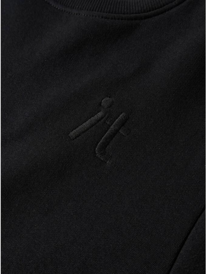 NAME IT KIDS sweater met borduursels zwart - Foto 2