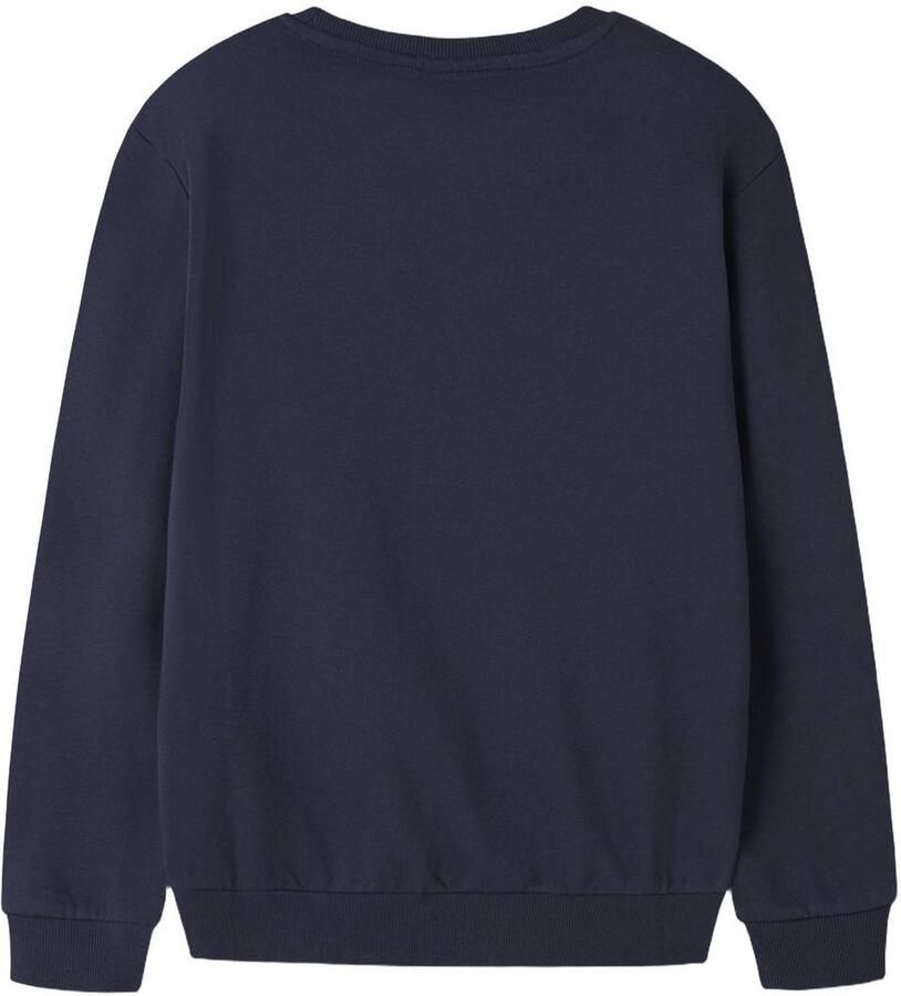 NAME IT KIDS sweater met print donkerblauw Printopdruk - Foto 2