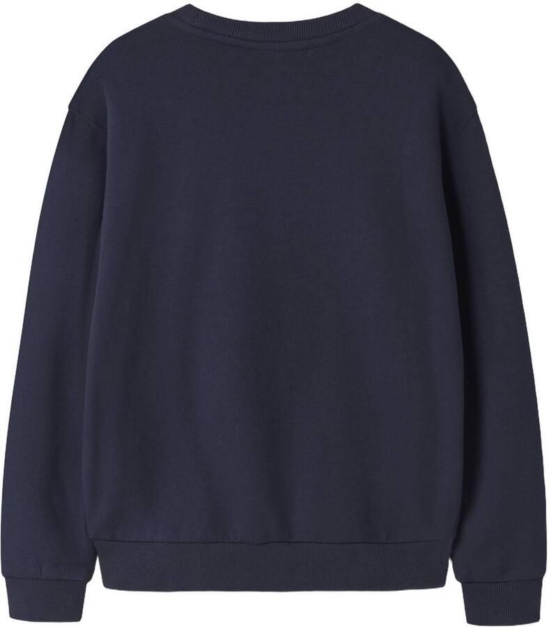 NAME IT KIDS sweater met print donkerblauw Printopdruk - Foto 2