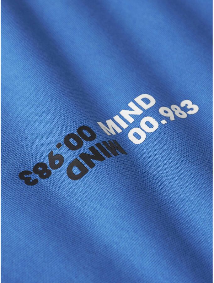 NAME IT KIDS sweater met tekst blauw - Foto 2