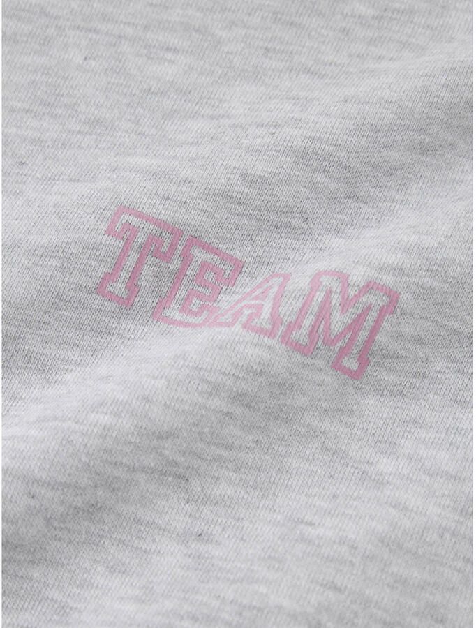NAME IT KIDS sweater met tekst grijs Tekst - Foto 2