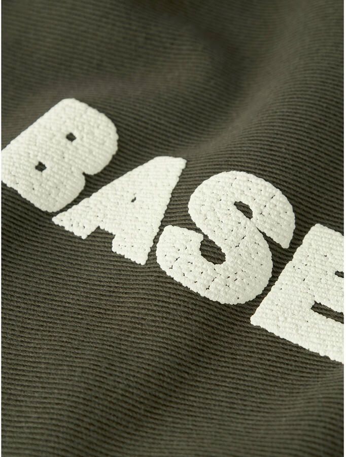 NAME IT KIDS sweater met tekstprint olijfgroen - Foto 2