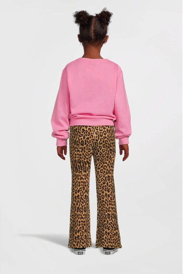 NAME IT KIDS sweater NKFPLILJE met tekst roze Tekst - Foto 4
