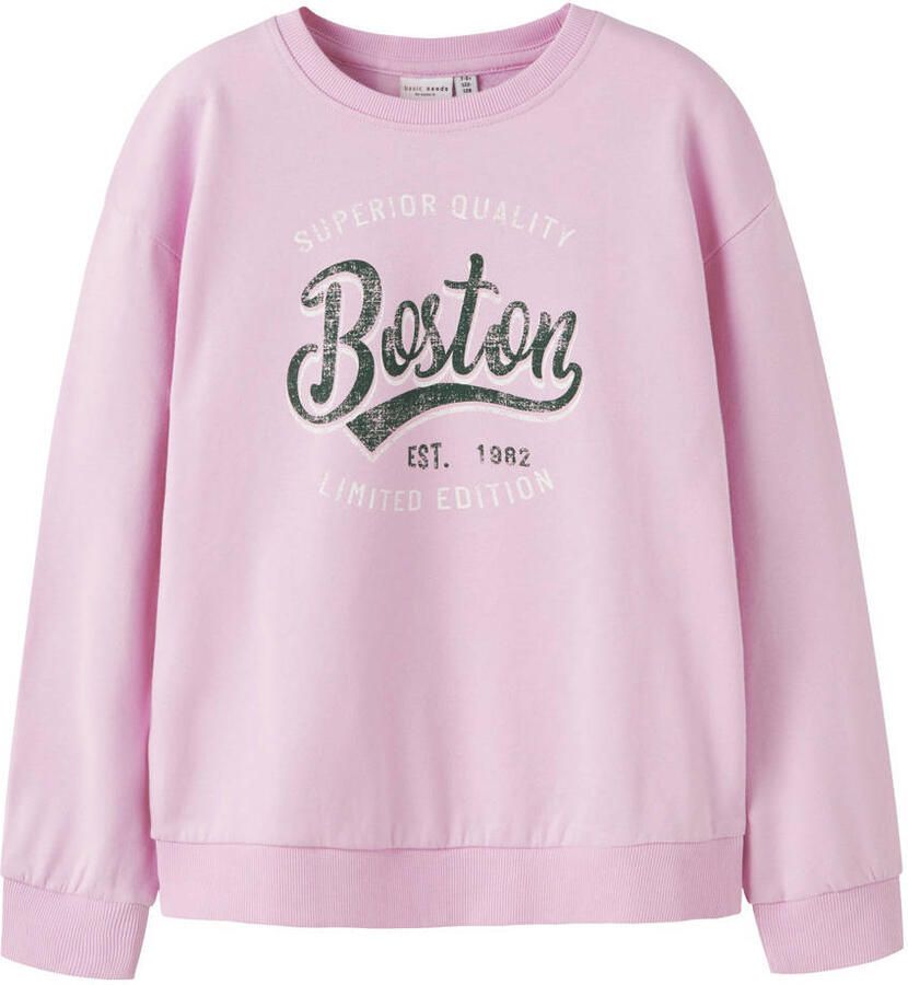 NAME IT KIDS sweater roze