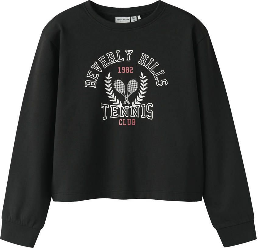 NAME IT KIDS sweater zwart