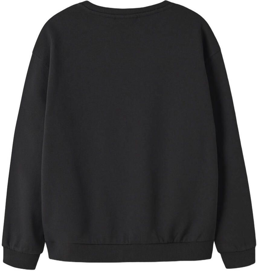 NAME IT KIDS sweater zwart Effen | Sweater van