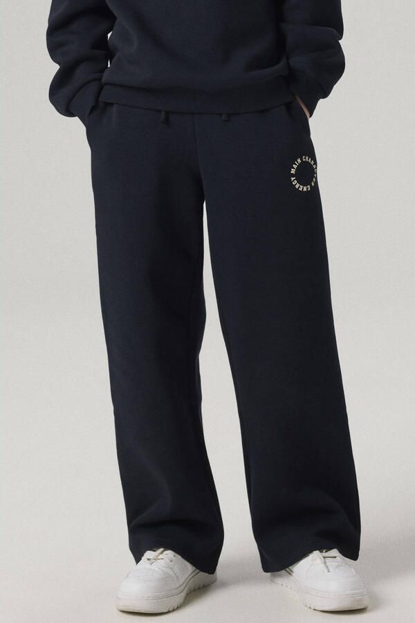 NAME IT KIDS sweatpants met print zwart - Foto 2