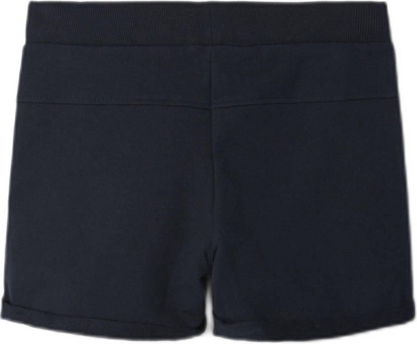 Name it KIDS sweatshort NKFVOLTA donkerblauw Meisjes Stretchkatoen Effen 170 - Foto 2