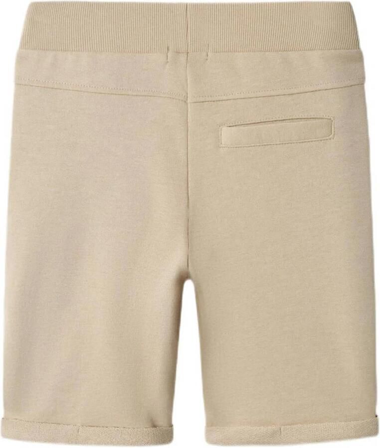 Name It Sweatshort NKMVIMO SWE SHORTS BRU NOOS Katoenmix omslagzoom zakken met ritssluiting