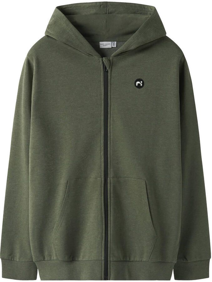 Name It Capuchonsweatvest NKMVIMO LS SWEAT CARD BRU NOOS