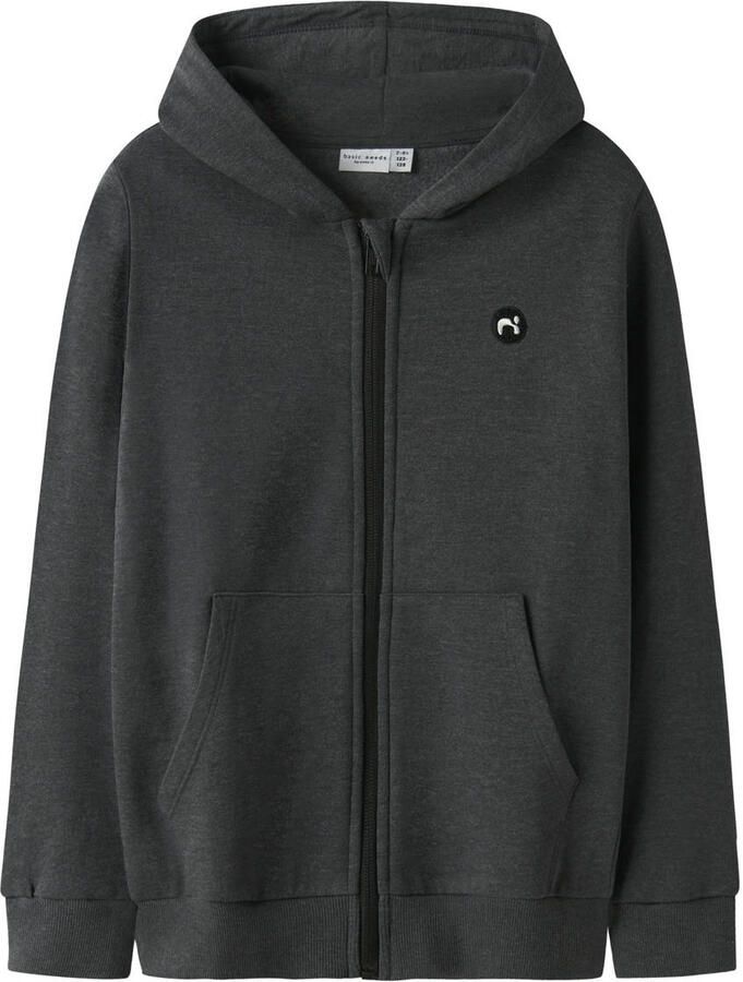 Name It Capuchonsweatvest NKMVIMO LS SWEAT CARD BRU NOOS