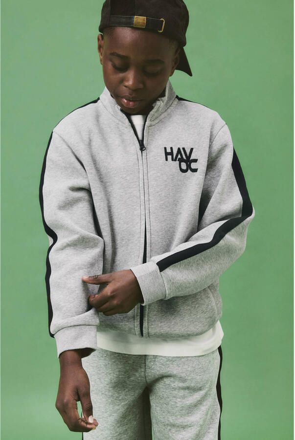 NAME IT KIDS sweatvest grijs