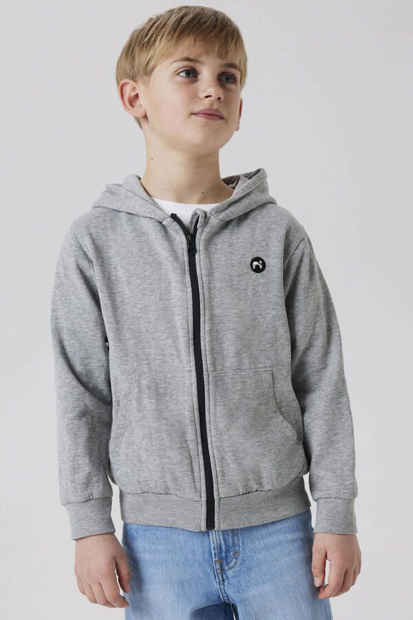 Name It Capuchonsweatvest NKMVIMO LS SWEAT CARD BRU NOOS