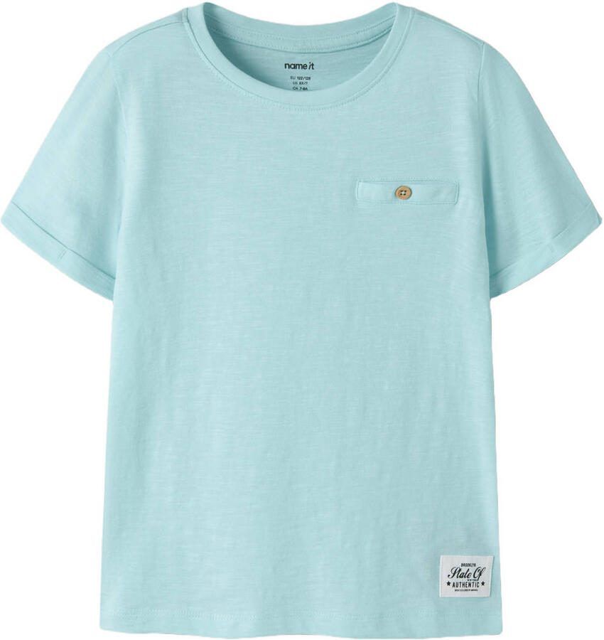 NAME IT KIDS T-shirt aquablauw
