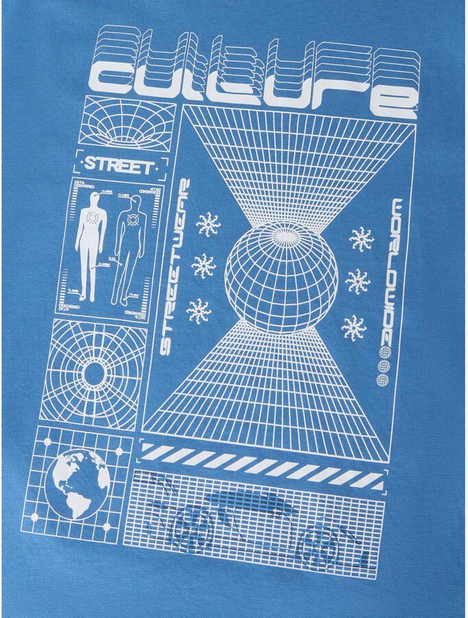 NAME IT KIDS T-shirt blauw - Foto 2