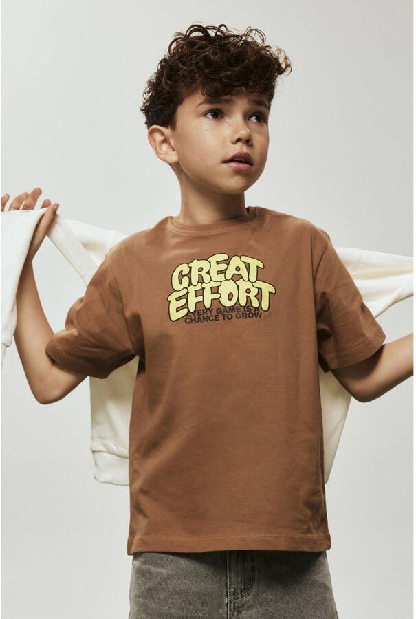NAME IT KIDS T-shirt bruin