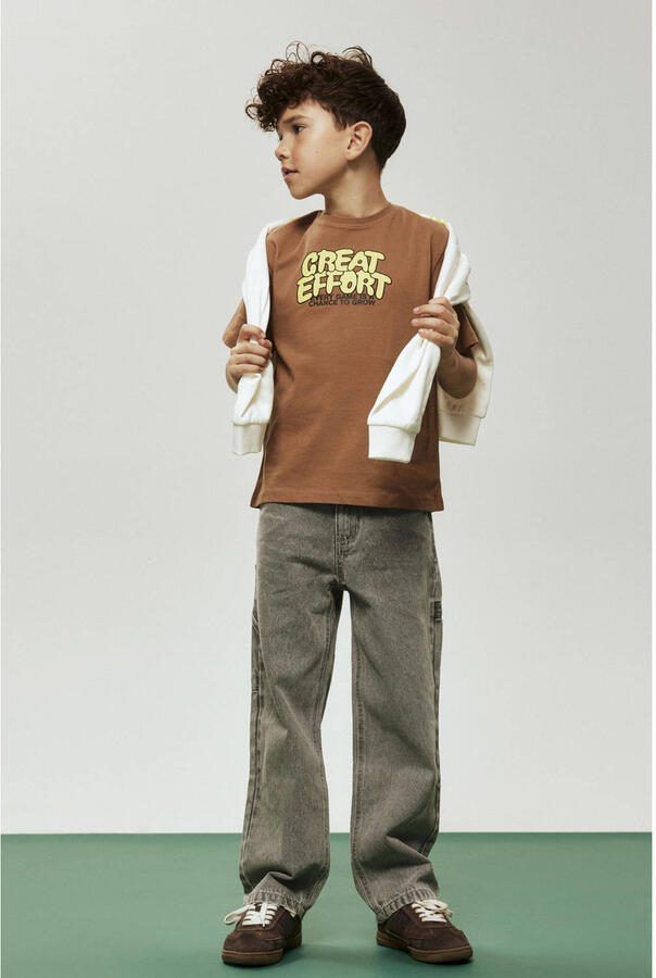 NAME IT KIDS T-shirt bruin - Foto 3