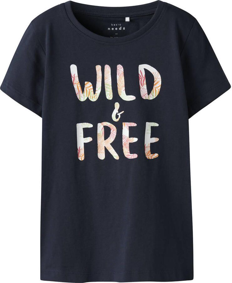 Name It T-shirt NKFVANAYA SS TOP NOOS met geweldig voormotief