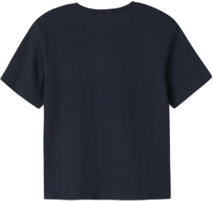Name It T-shirt NKMVOBBO SS NREG TOP NOOS loose fit met licht overhangende schouders - Foto 2