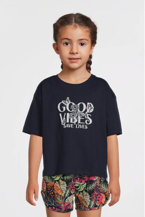 NAME IT KIDS T-shirt donkerblauw - Foto 3