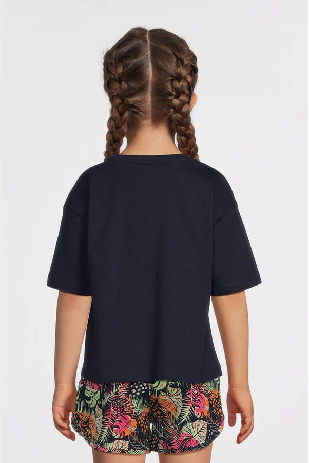 NAME IT KIDS T-shirt donkerblauw - Foto 4