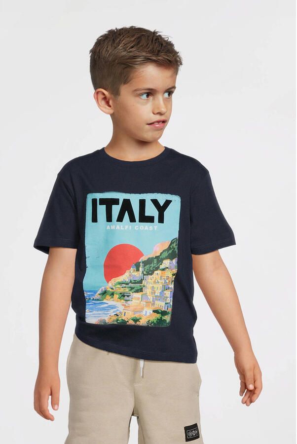 NAME IT KIDS T-shirt donkerblauw - Foto 3