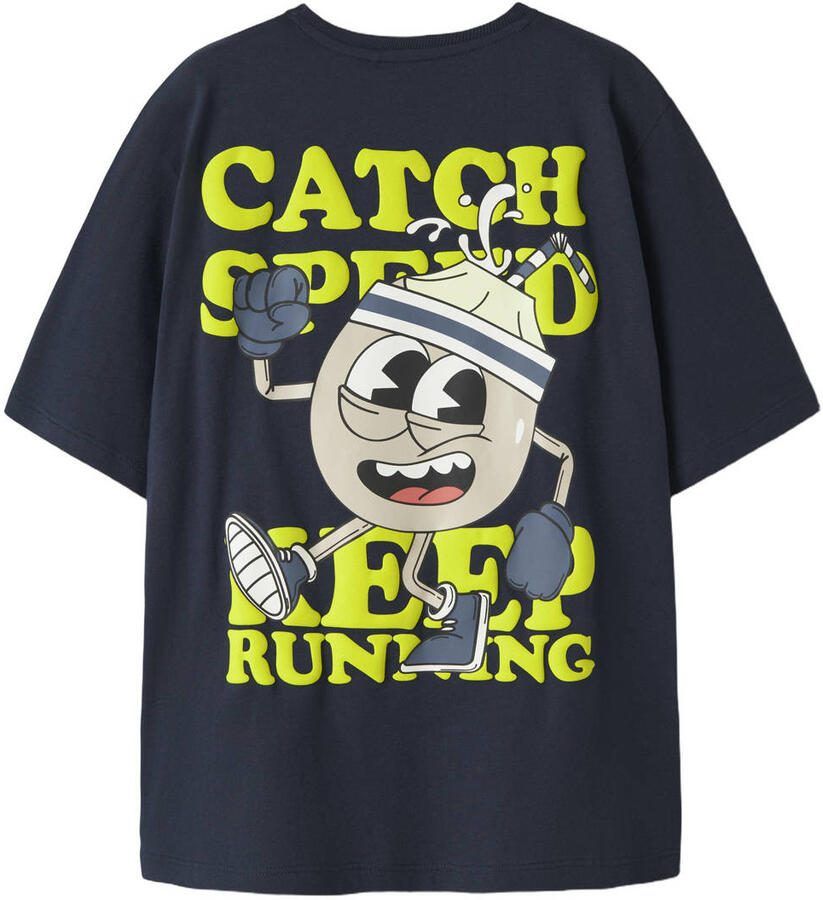 NAME IT KIDS T-shirt donkerblauw