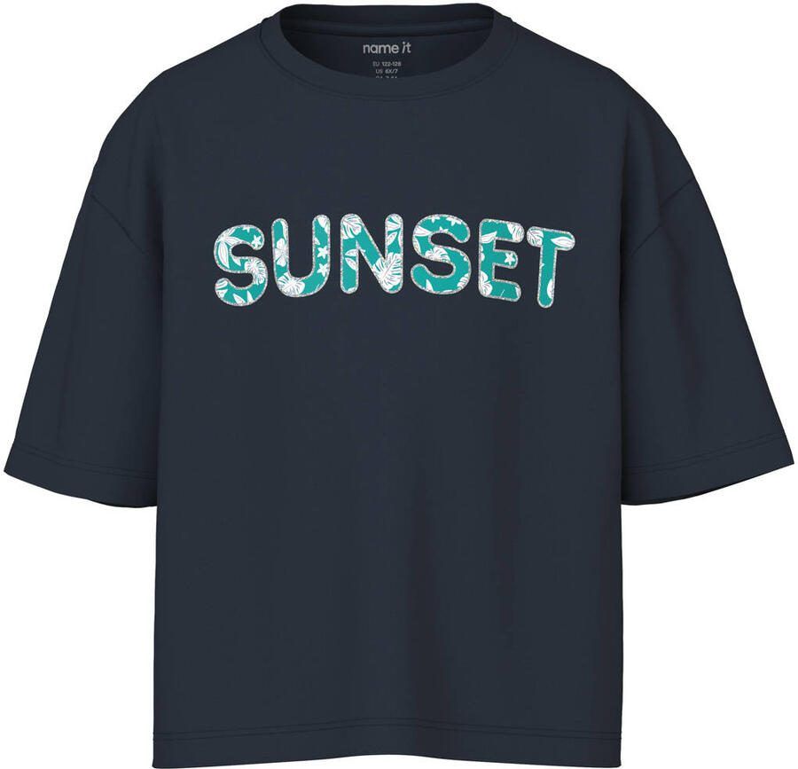 NAME IT KIDS T-shirt donkerblauw