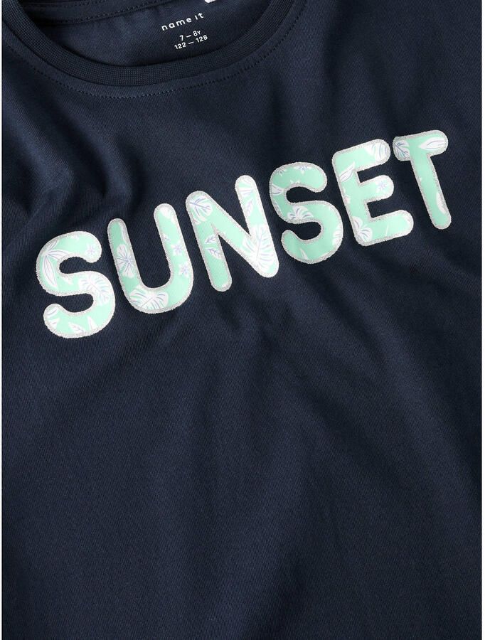 NAME IT KIDS T-shirt donkerblauw - Foto 2