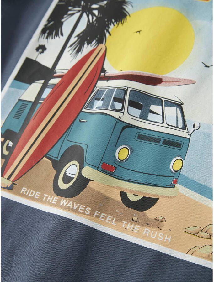 NAME IT KIDS T-shirt donkerblauw - Foto 3