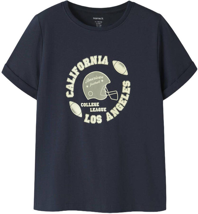 NAME IT KIDS T-shirt donkerblauw