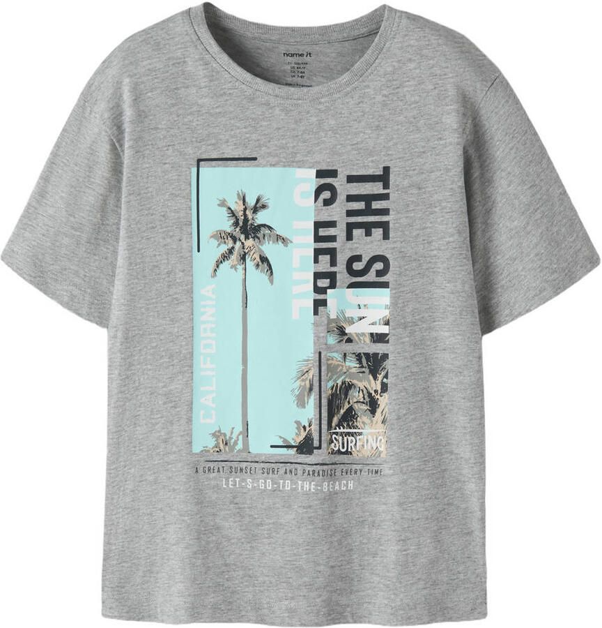 NAME IT KIDS T-shirt grijs