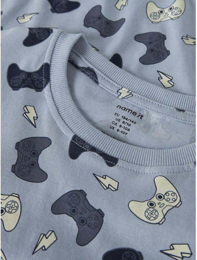 NAME IT KIDS T-shirt lichtblauw - Foto 2