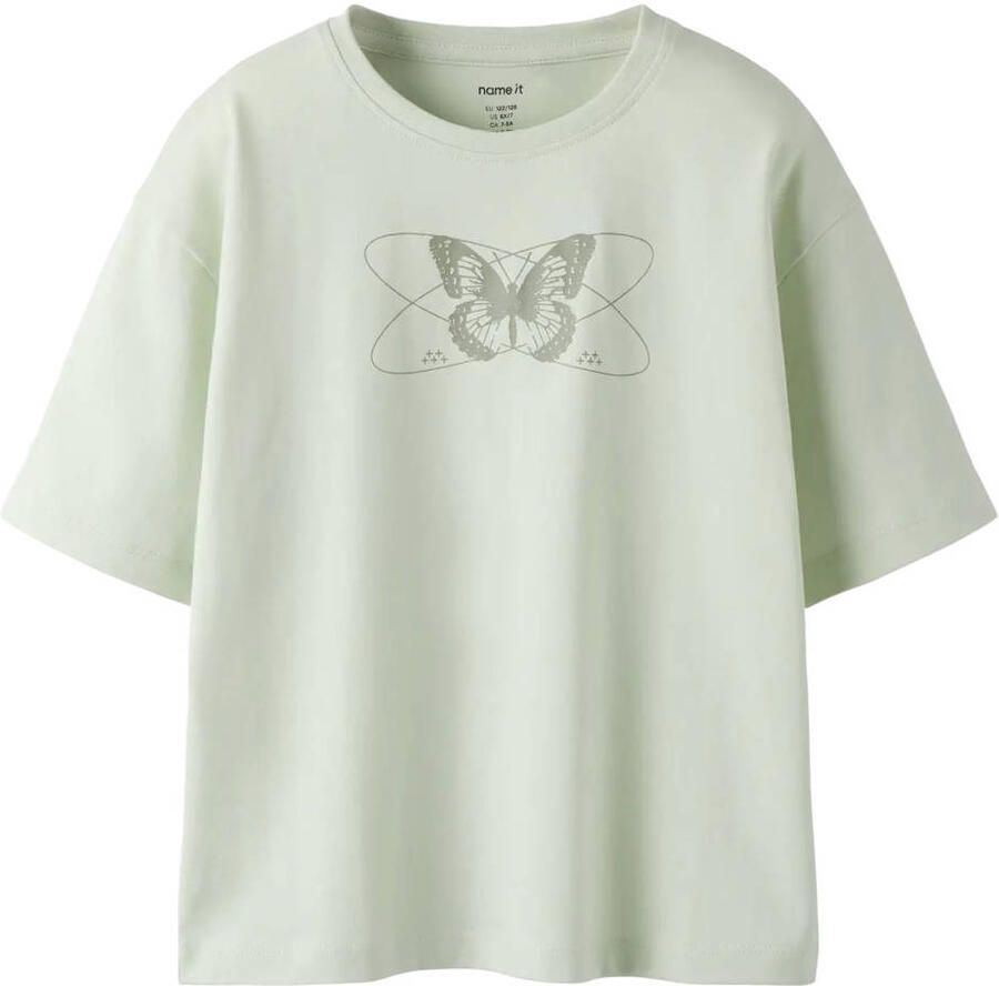 NAME IT KIDS T-shirt lichtgroen