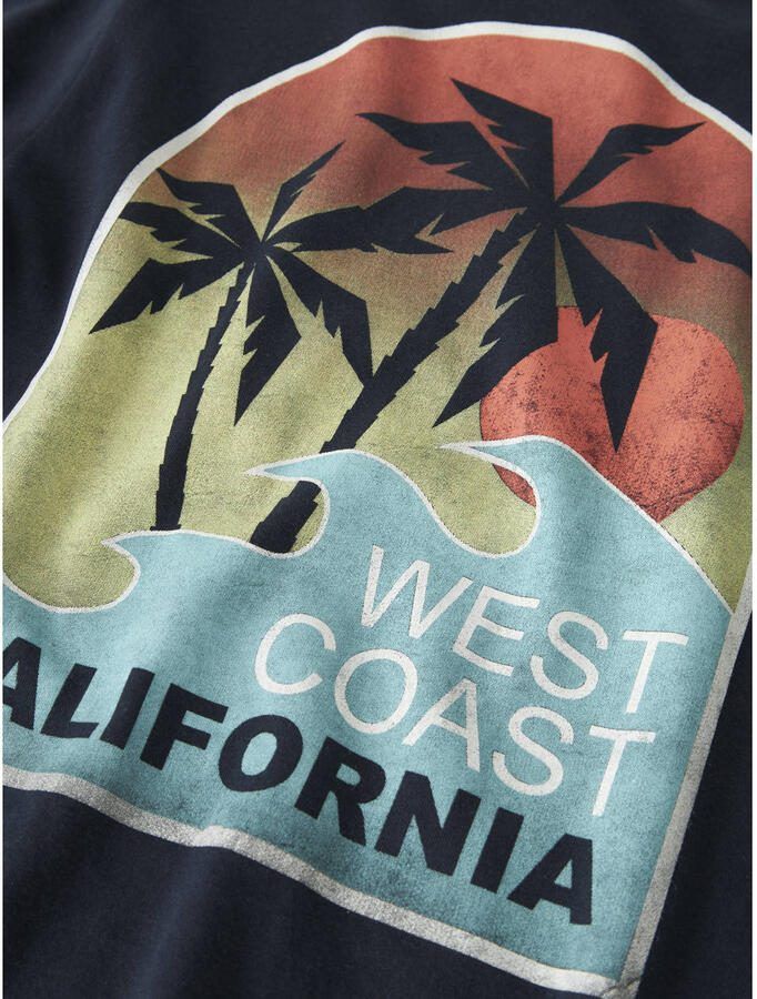 NAME IT KIDS T-shirt met backprint donkerblauw - Foto 2