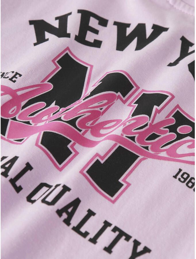 NAME IT KIDS T-shirt met backprint lichtroze - Foto 3