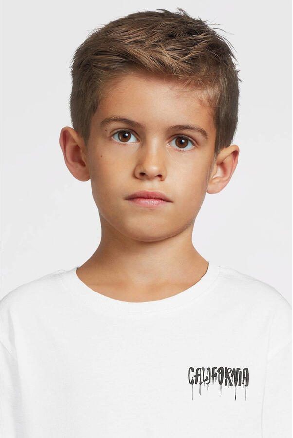 NAME IT KIDS T-shirt met backprint wit - Foto 2