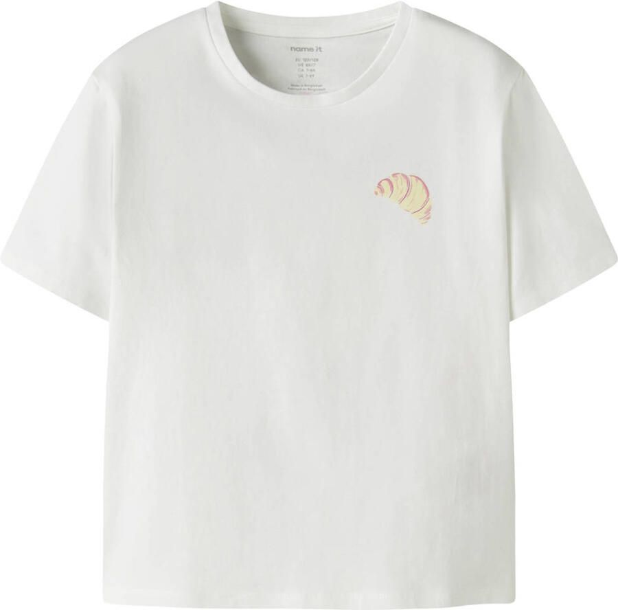 NAME IT KIDS T-shirt met backprint wit - Foto 2