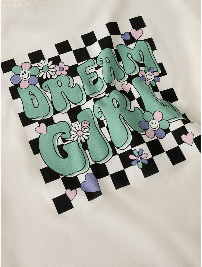 NAME IT KIDS T-shirt met backprint wit - Foto 3